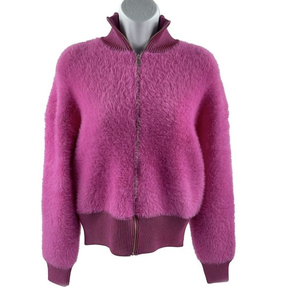 Jacquemus - New w/ Tags - Le Blouson Neve Zip Bomber - Pink - XS - Jacket - Picture 5 of 13